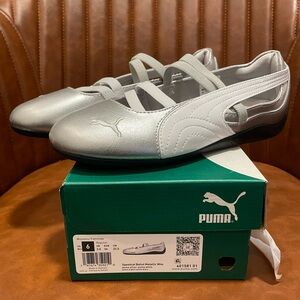 PUMA Women’s Speedcat Metallic Ballet Shoes